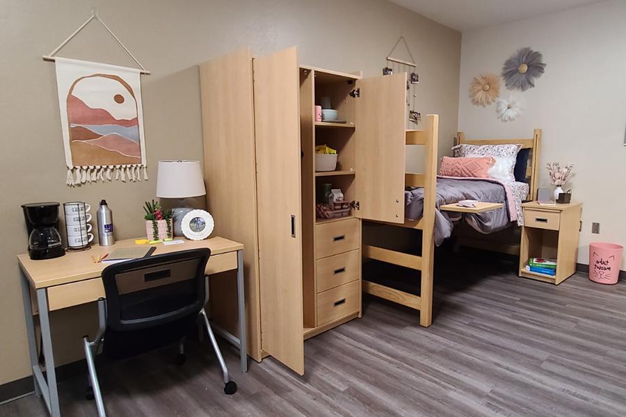 Suite style dorm room
